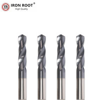 1P 55° CNC Lathe Tool Solid Carbide Drill Bit 8.5x50x100 / 9.0mm / 9.5mm / 10.0mm/10.5mm/11.0mm  Straight Shank Twist Drill Bit