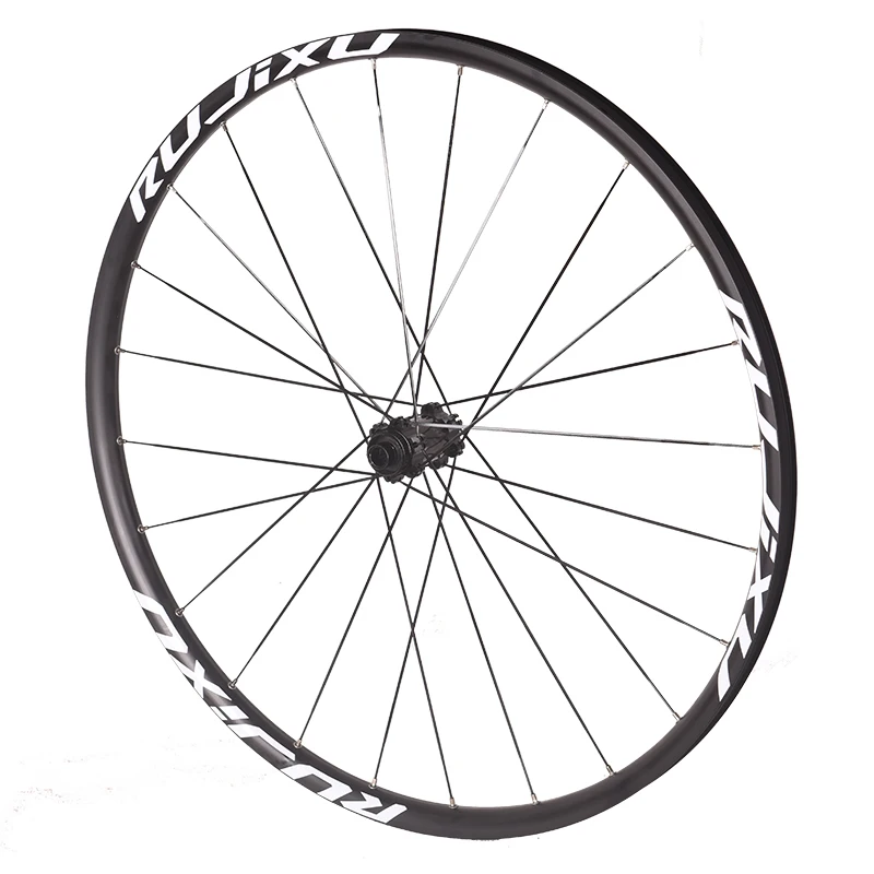 Ultraleichte Räder mit gerader Zugscheibenbremse, MTB-Laufradsatz, 26, 27,5, 29er, 700C-Felgen, 24 Löcher, glattes Lager, vorne 2 hinten, 4 A – Detail 17