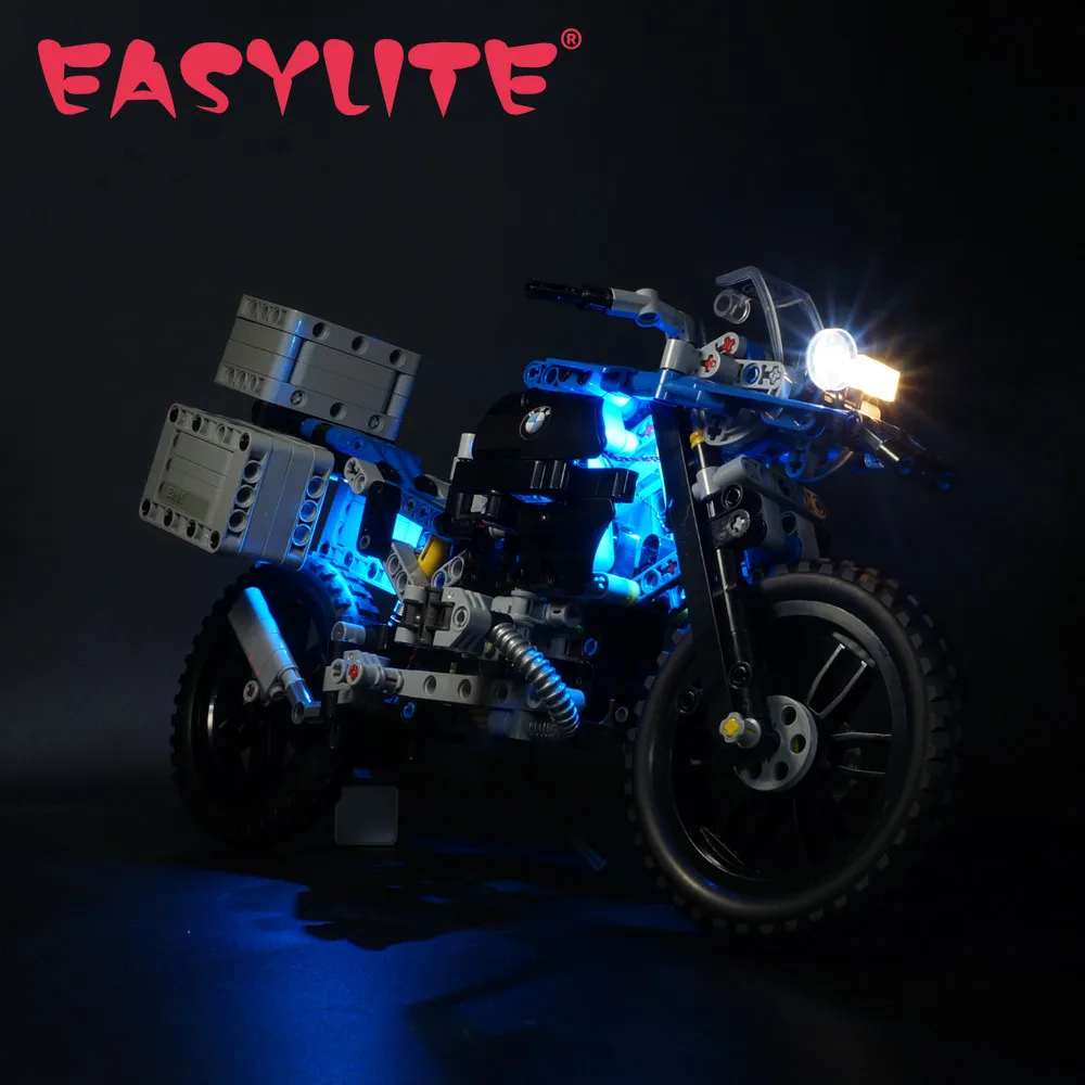 EASYLITE – Kit d'éclairage LED pour motos 42063, jouets de bricolage, blocs de briques uniquement, Mode non inclus