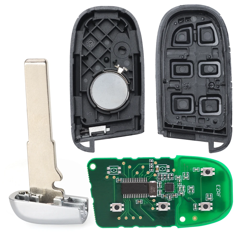 KEYECU M3N- 40821302 68250335 AB Für JEEP Compass Renegade 2017 2018 2019 2020 2021 2022 Smart Key Fob Fernbedienung 4A Chip 433 MHz FRAGEN – Detail 4