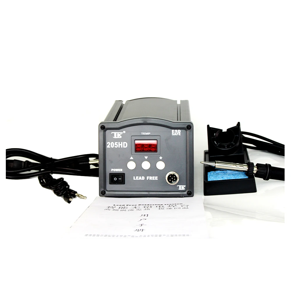 

150W High Frequency Soldering Station Password Lock Anti-static Lead-free TK 205HD 150W Soldering Iron