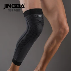 JINGBA SUPPORT Lengthen warmth knee pad Outdoor sports basketball knee pads knee brace protector Safety Elastic Nylon rodillera