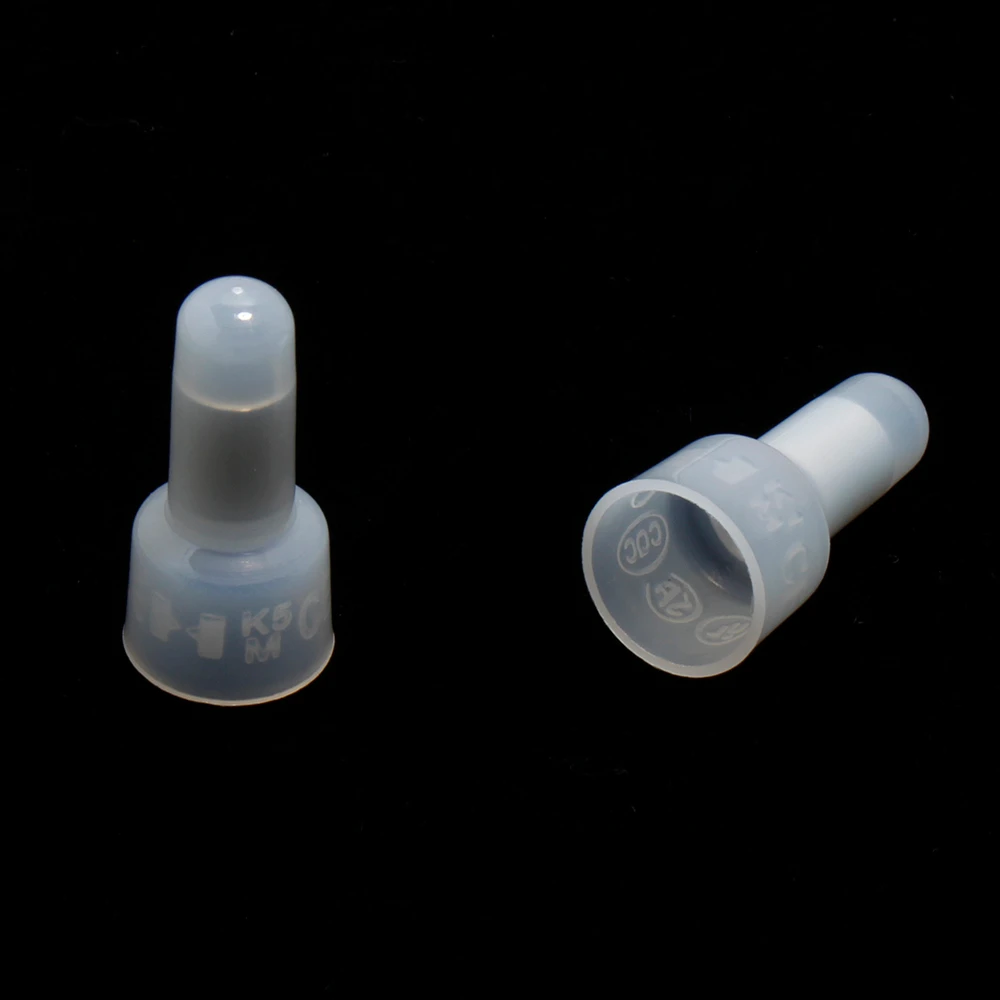 Conectores de cable de extremo cerrado, tapas de crimpado de nailon, Conector de empalme de línea cerrada, terminales de empalme de masa de volumen de terminador, 1000 Uds.