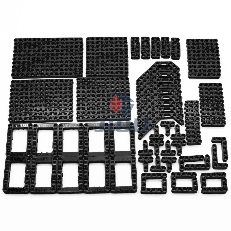 Moc Technologie Bricks Accessoire Bulk Technische Liftarm Beam Dikke 120Pcs Compatibel High-Tech Bouwstenen Educatief Speelgoed