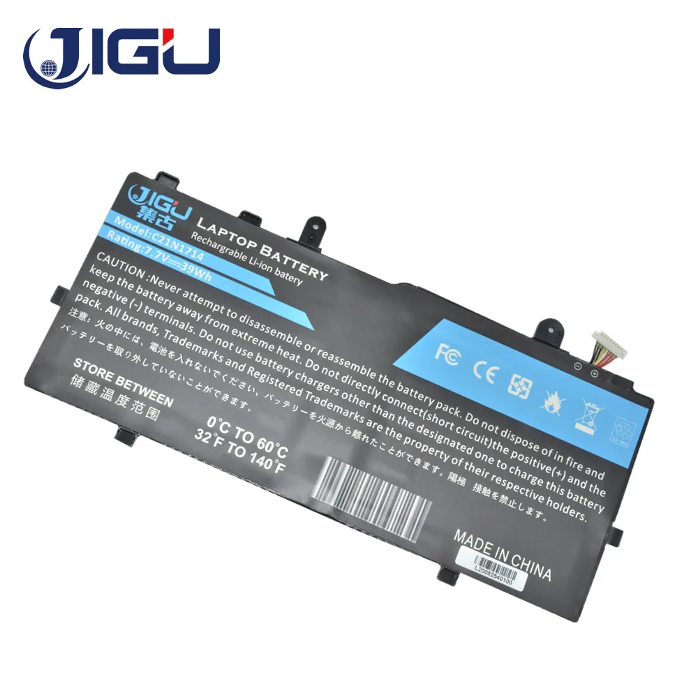 JIGU 7.7V 2CELLS  Laptop Battery 0B200-02740000 For Asus TP401MA TP401MA-1A TP401NA For VivoBook Flip 14 TP401CA 14 TP401MA