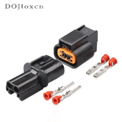 1/5/10/20/50/100 Sets 2 Pin Sensor Waterproof Plug Fog Lamp Automotive Male Female Connector For Mitsubishi Souast PB625-02027