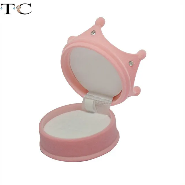 Creatieve Fluwelen Sieradendoos Mini Container Ringdoos Oorbellen Ringen Opbergdoos Kleine Accessoires Display Geschenkdoos