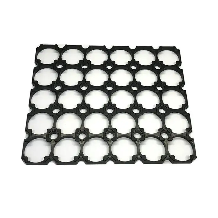 MasterFire 500pcs/lot 5*6 32650 Battery Holder Bracket Cell Safety Anti Vibration Black Plastic Brackets For 32650 Batteries