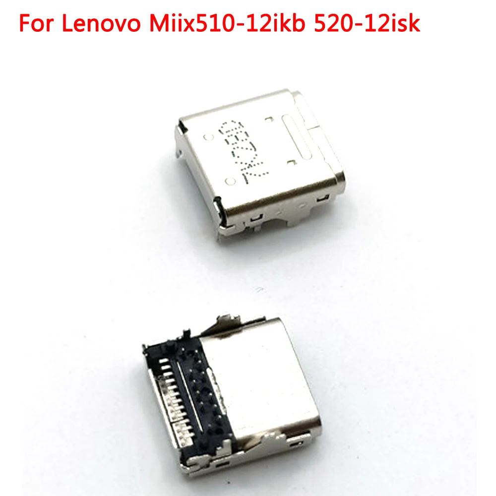 Conector de enchufe trasero hembra, puerto de carga incorporado, interfaz tipo c, para Lenovo Miix510-12ikb 520-12isk, 2-20 Uds.