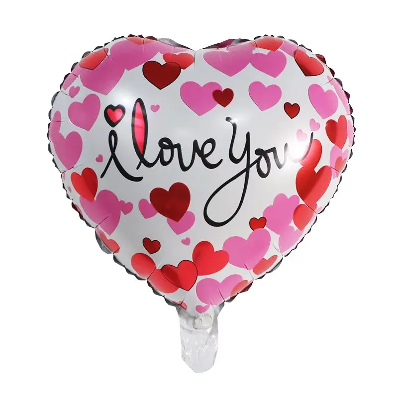 18Inch I Love You Red Heart Balloons Wedding Valentines Days Gifts Helium Foil Globos Engagement Wedding Party Decorations Balls