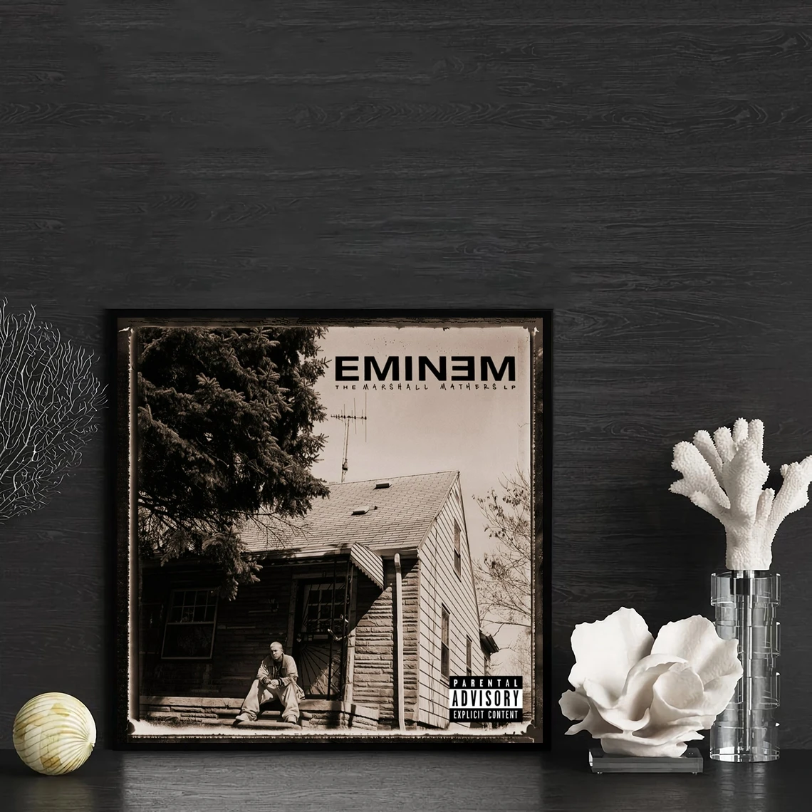 Eminem The Marshall Mathers LP Music Album Cover Poster Canvas Art Print Home Decoration Wall Painting (No Frame)