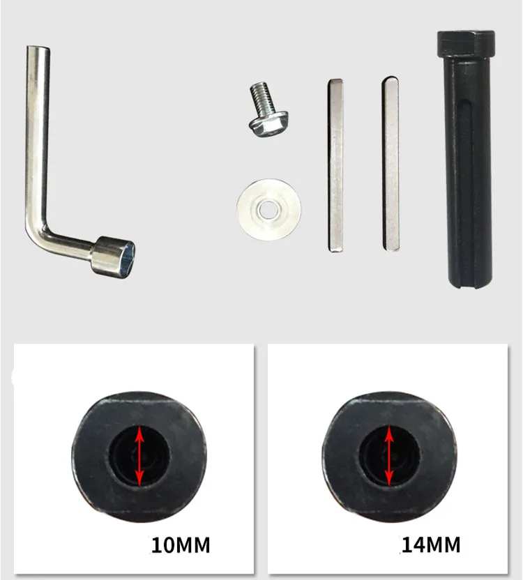 M14/M10 Angle Grinder Connection Rod for 110-120*100*19mm Drum Polishing Wheel