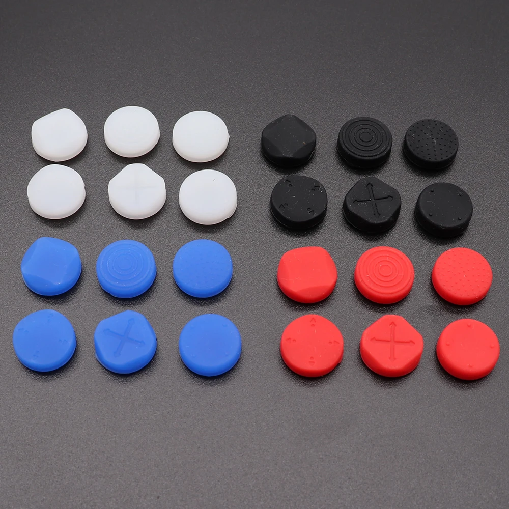 

6 In 1 Silicone Thumbstick Grip Cap Joystick Analog Protective Cover Case For Sony PlayStation Psvita PS Vita PSV 1000/2000 Slim