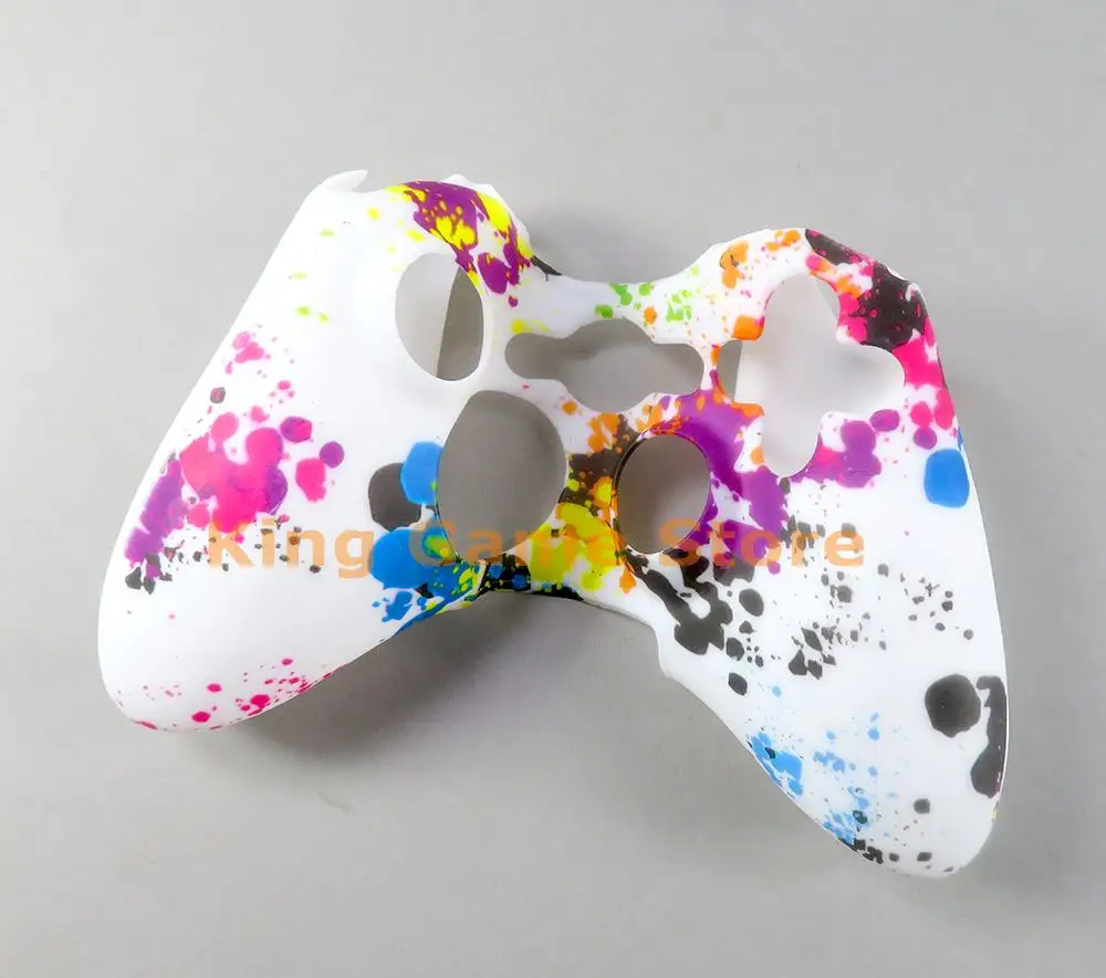 30pcs Water Transfer การพิมพ์นุ่มป้องกันผิวสําหรับ Xbox 360 Controller ซิลิโคนสําหรับ Xbox 360 Gamepad อุปกรณ์เสริม