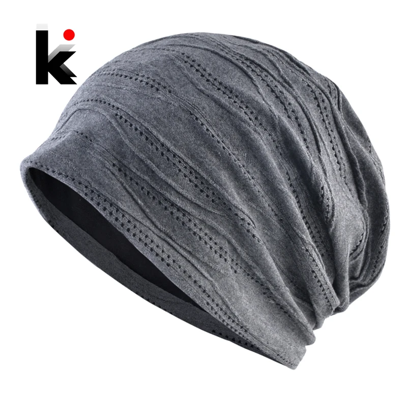 Breathable Beanies Knitted Mesh Hat Spring Summer Thin Skullies Beaneis Women Men Outdoor Casual Solid Color Bonnet Caps Gorras