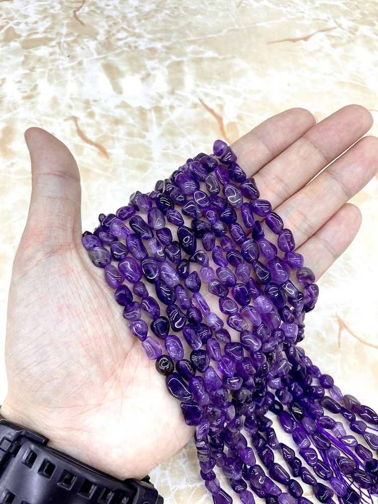 6-8mm Irregular Natural Amethyst Garnet Kunzite Labradorite Rose Quartz Chip Stone Beads For Jewelry Making Bracelets Necklace