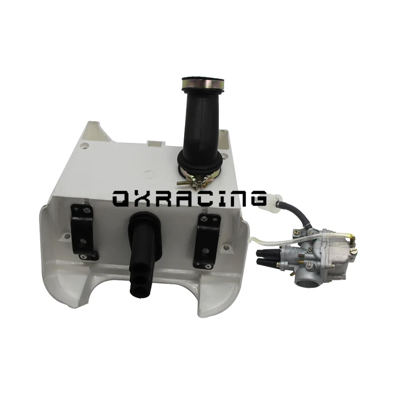 Carburetor Carb with Air Filter Box Foam Assembly For Yamaha PW80 PY80 PEEWEE 80 Motorcross