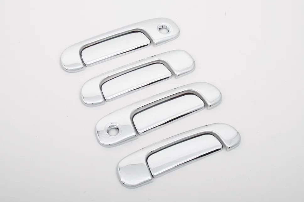 Exterior Chrome Door Handle Cover For Mazda 323 / Protege with 2 Keyholes