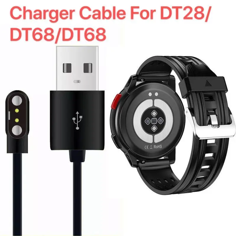 Original charger for DT28 DT68 DT78 smart watch smart USB charger for DT28 DT68 DT78 smart watch cable Magnetic Charging Cable