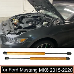 For 2015-2022 Ford Mustang MK6 6th Shelby EcoBoost Front Hood Bonnet Modify Gas Struts Lift Support Rod Prop Gas Springs Damper