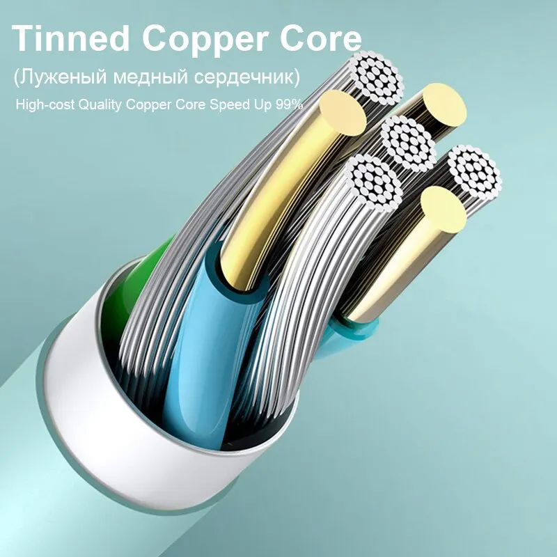 100W 5A USB C Cable Elbow Soft Silicone Fast Charger USB Type C Cable for Xiaomi 12 Huawei Mobile Phones Cord Phone Accessories