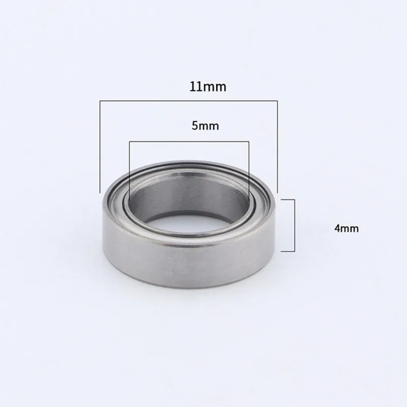 50-500pcs MR115ZZ 5*11*4 mm miniature ball bearing MR115 -2Z 5x11x4 mm MR115 MR115Z miniature deep groove ball bearing