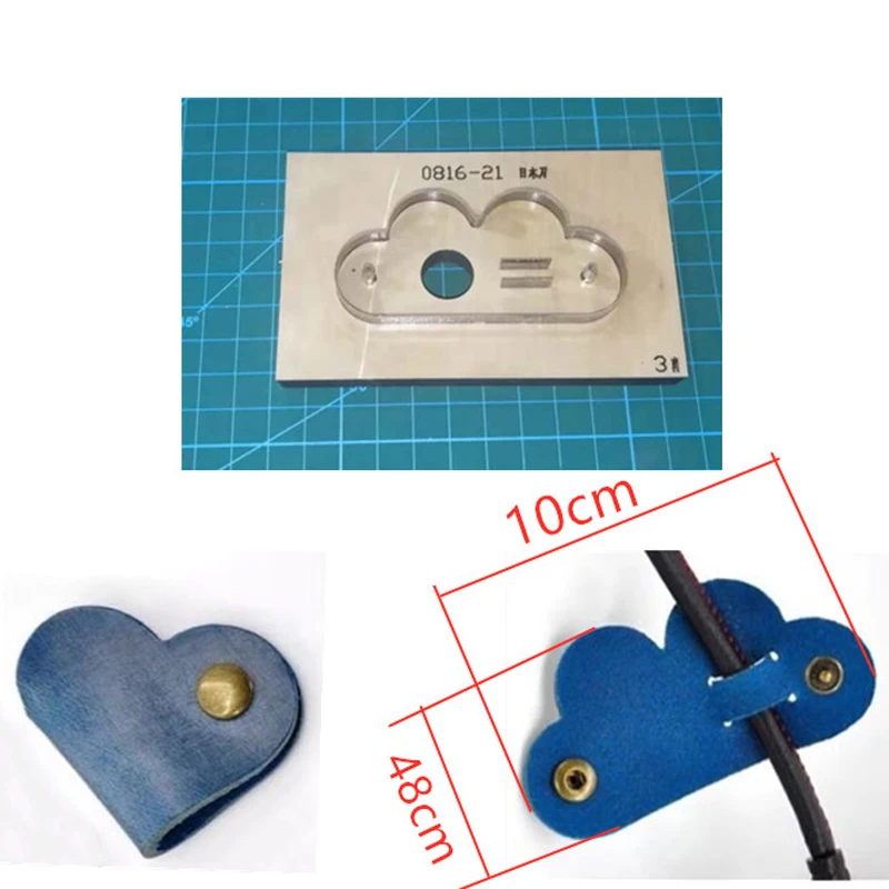 

DIY leather craft heart shape wire date line collect case metal cutting dies knife hollow punch tool pattern