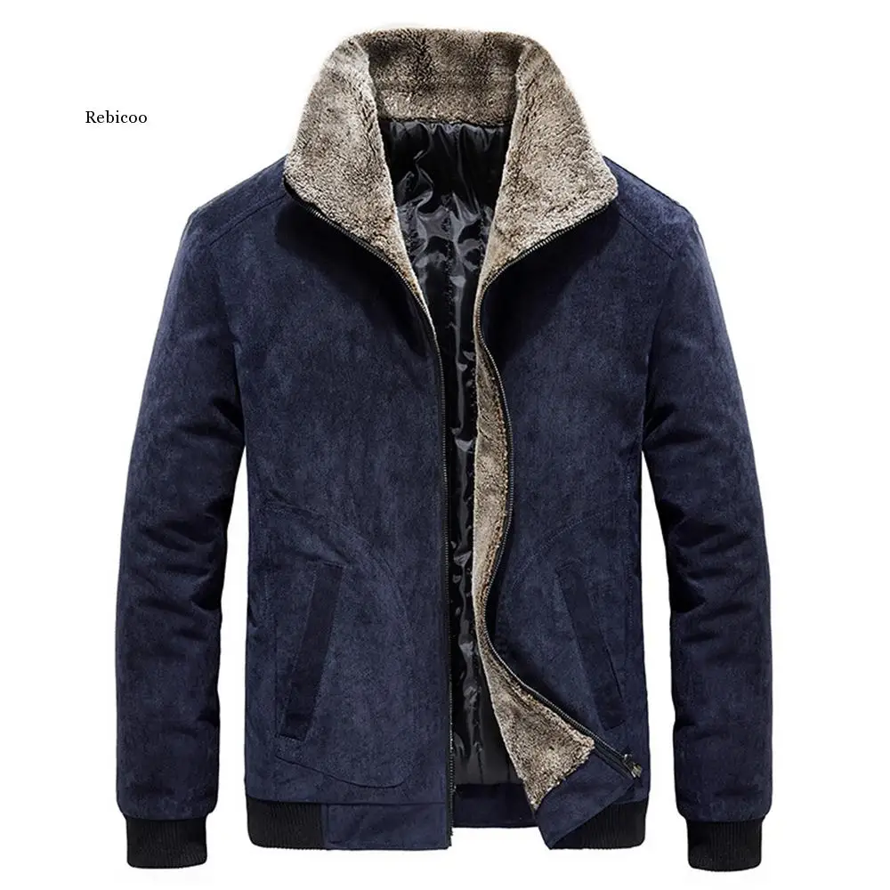 

Men Autumn Winter Corduroy Jacket Cotton Padded Corduroy Coat Casual Jacket Street Fashion Ropa De Hombre High Quality Coat Men