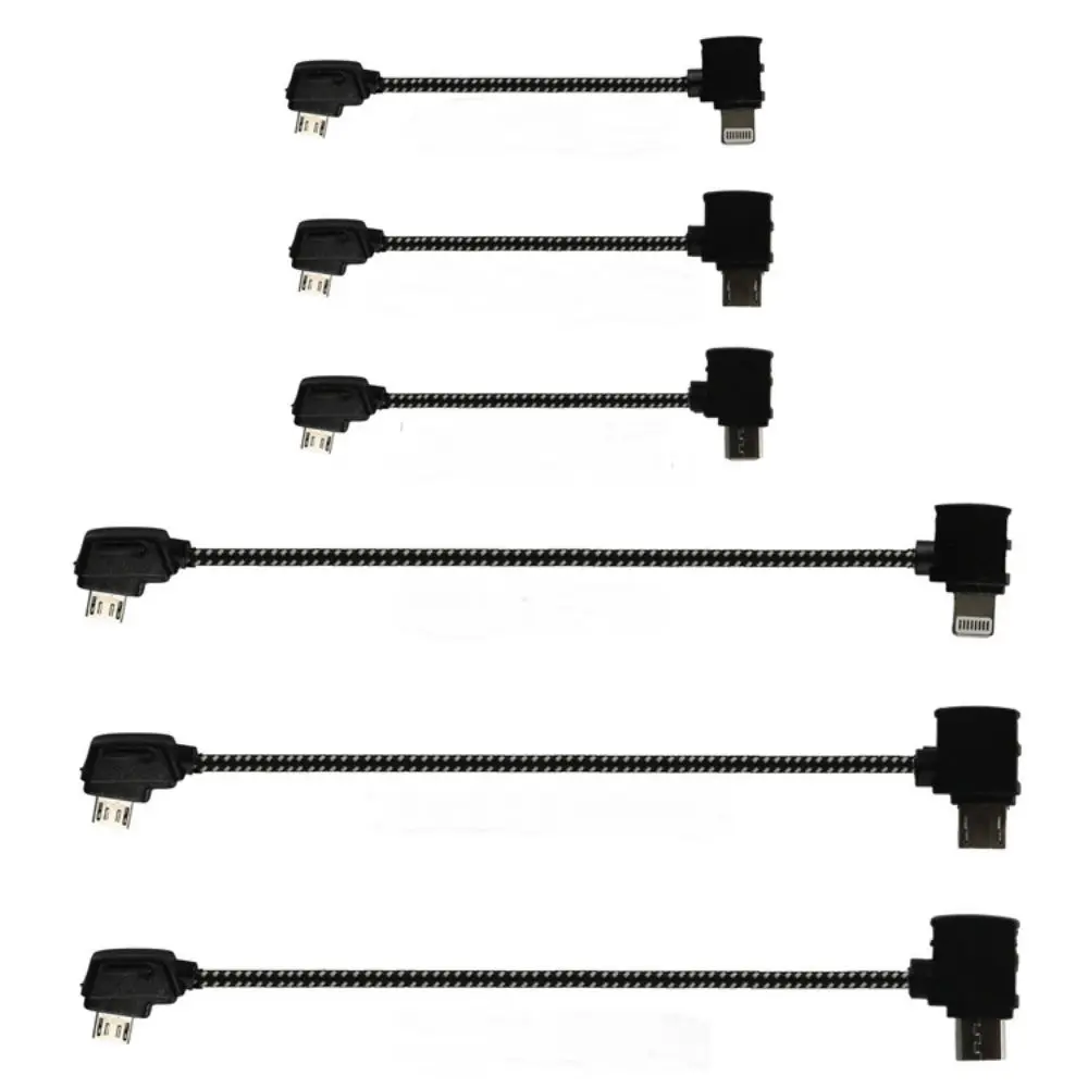 Para DJI Mavic2/Mini//MiniSE Air Pro Control Micro USB a teléfono tableta Cable de transmisión Android MicroUSB tipo C Cable IOS