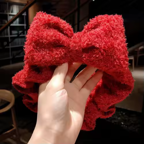 Wash Face Hair Holder Hairbands Soft Warm Coral Fleece Bow Animal Ears Headband For Women Girls Turban Fashion Hair Accessories - Image 14