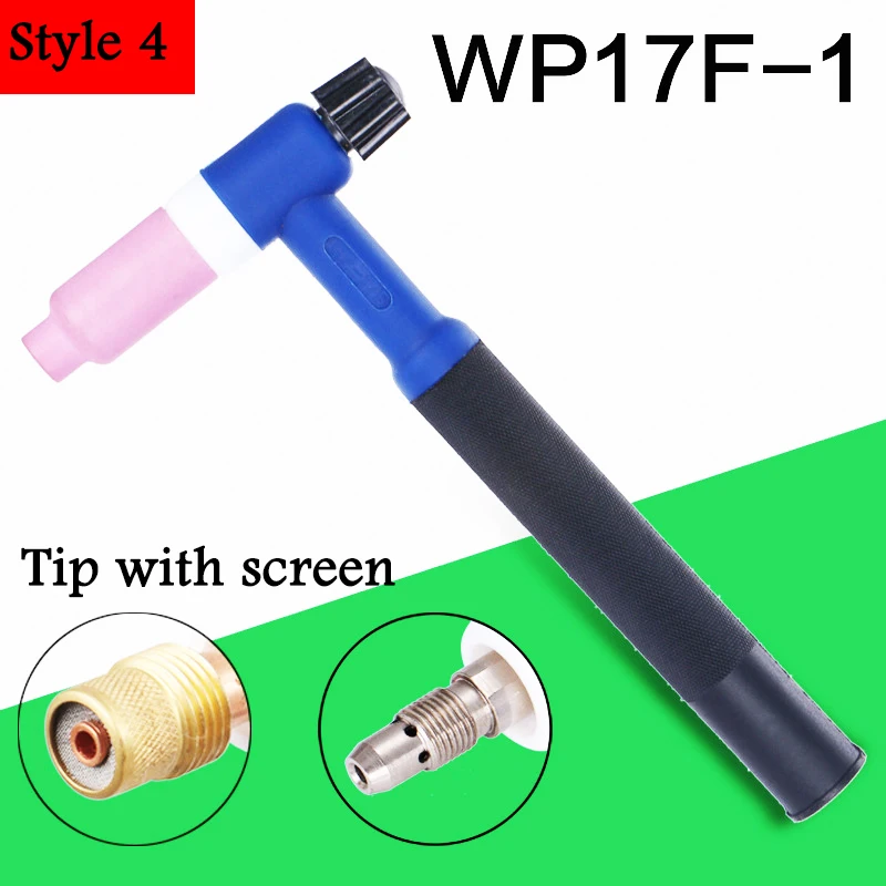 Welding Tig Torch Flexible Head WP17 WP17F WP17F-1Torch Body Tig Welding Accessories Tig Head Gas Cooled