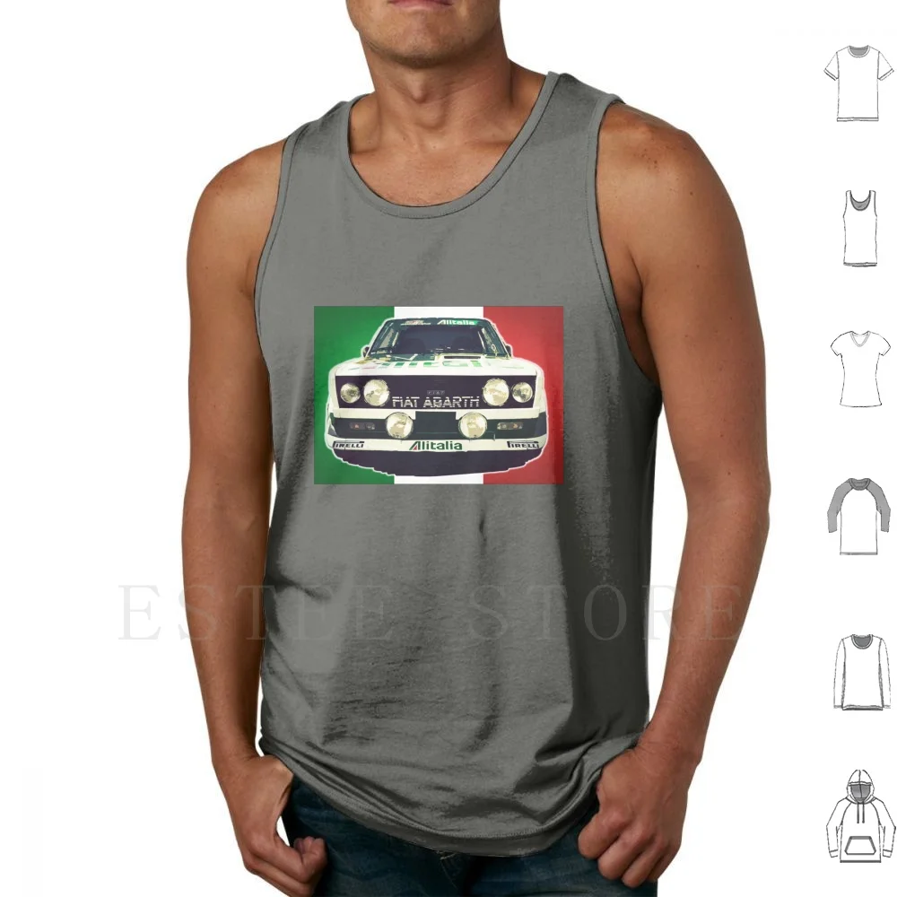Abarth Tank Tops Vest Sleeveless Rally Car Cars Wrc Rally Race Race Driving Driver Sport Competition Dirt Colin Mcrae