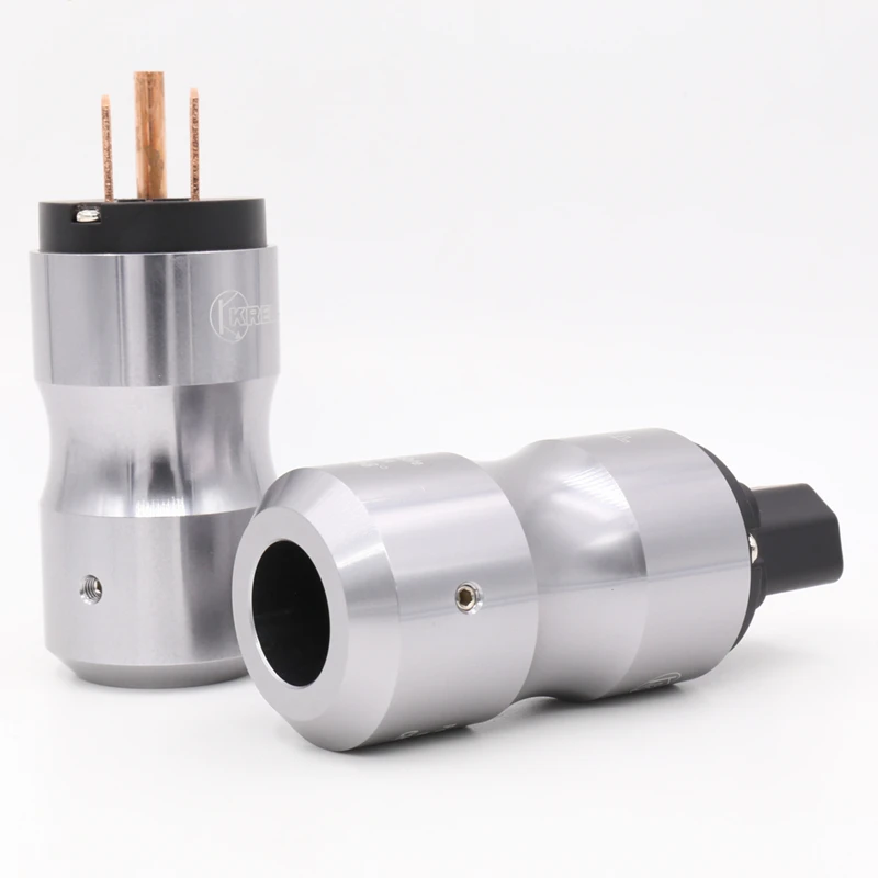 Connecteur d'alimentation HiFi Schuko, Version ue/US, connecteur Audio IEC Transparent