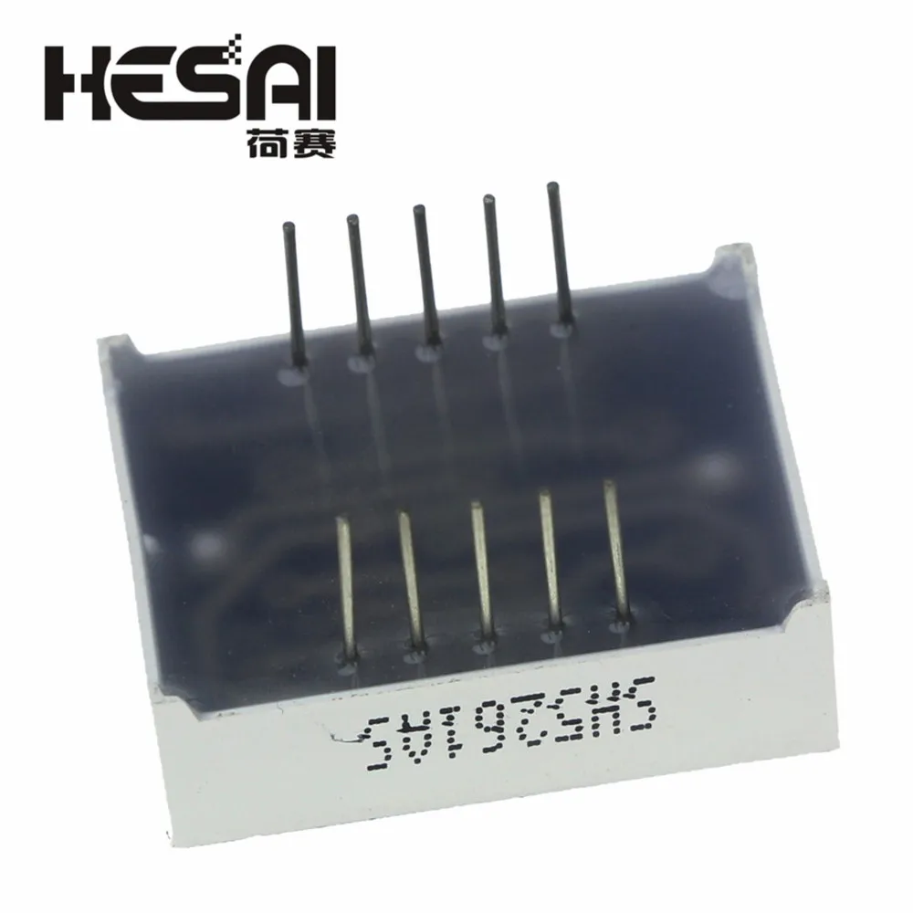 10/20/30PCS 0.56inch 7 Segment 2bit Digital Tube Red Common Cathode LED Digit Display 0.5inch inch 0.56'' 0.56in Two 2 Bit