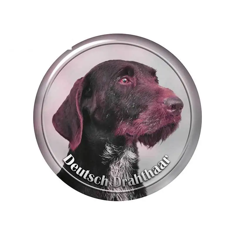 

German Wirehaired Pointer Dogs Motorcycle Car Decals Bumper Window Car Stickers JDM Van Bike Offroad RV A4 Deco Meterial