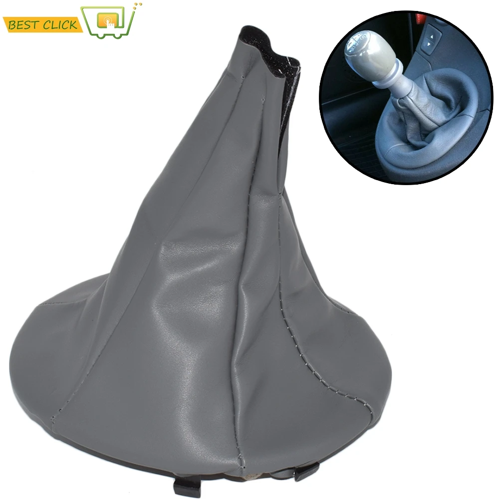 Car Pu Leather Gear Gaiter Gaitor Shift Collar Boot Dust Cover For Fiat 500 500c Panda 2003 - 2006 2007 2008 2009 2010 2011 2012