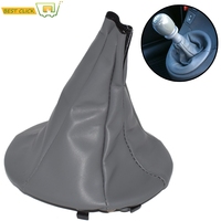 Car Pu Leather Gear Gaiter Gaitor Shift Collar Boot Dust Cover For Fiat 500 500c Panda 2003 - 2006 2007 2008 2009 2010 2011 2012