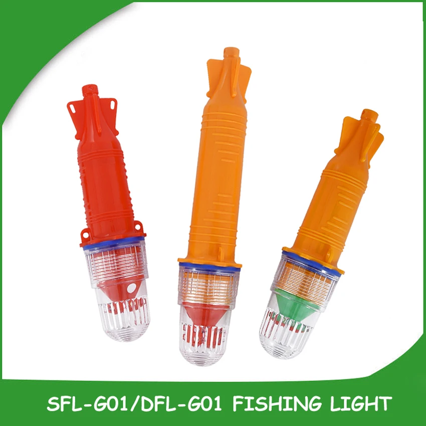 100pcs/set Fishing Lamp Waterproof Fish Attracting Indicator Marine LED Flash Lamp Signal Float Lights Glittering Fishing Light