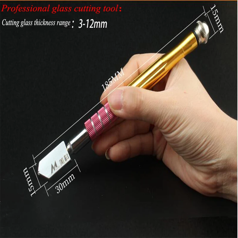 Glass Knife Diamond Thick Glass Roller Automatic Tile Cutter Glass Cutting Tools Multi-function Push Knife MK