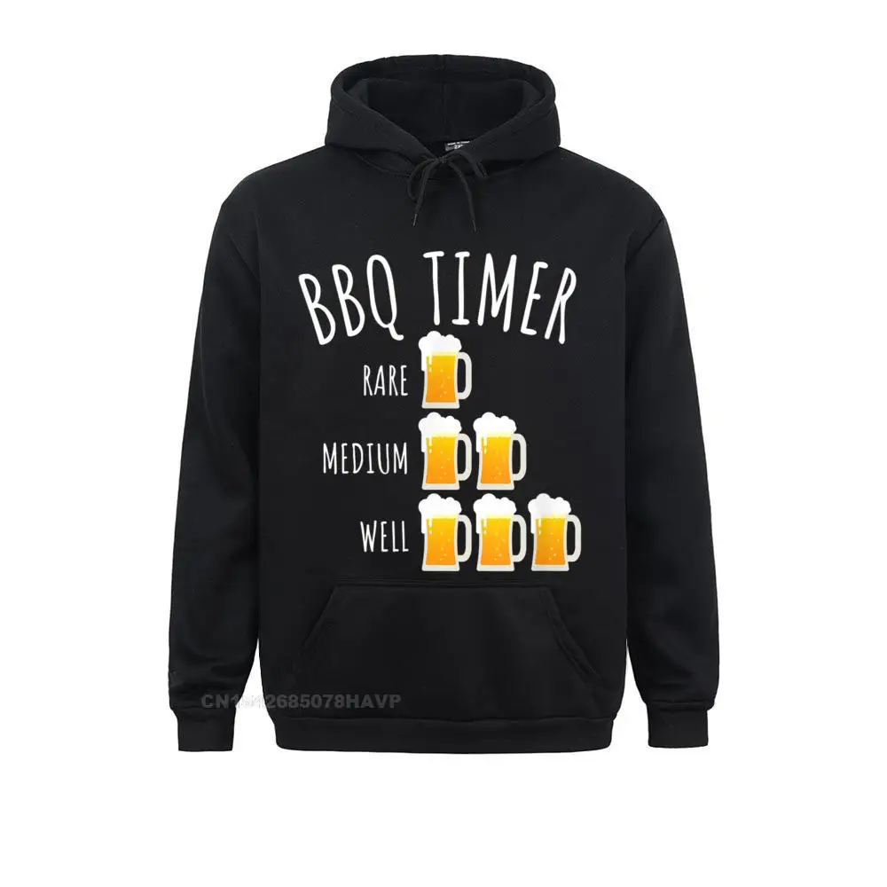 BBQ Timer Beer Drinking Funny Grilling Hoodie Hoodie Sweatshirts Summer Geek Hoodies Long Sleeve 2021 Fashion Sportswears Men's