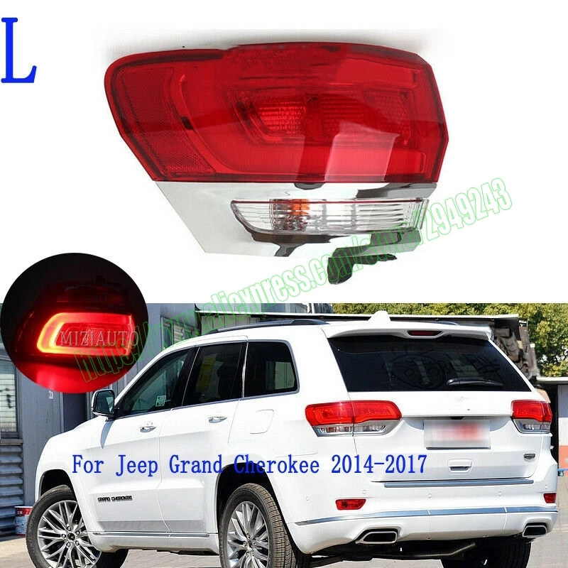 

car accessories For Jeep Grand Cherokee 2014 2015 2016 2017 Left Outer Stop Tail Light Rear Lamp Taillight assembly