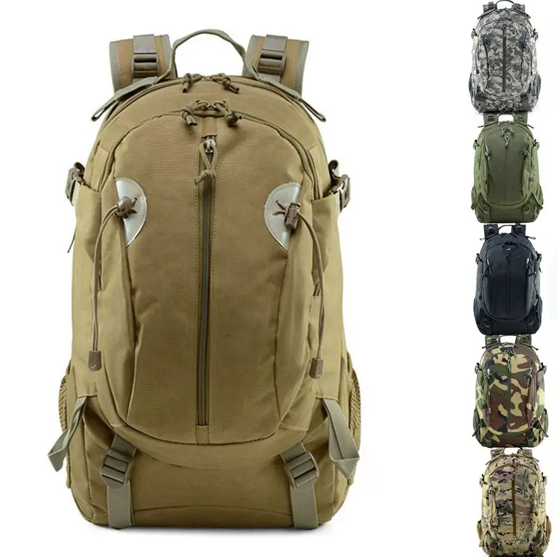 Outdoor Tactical Backpack 30L Softback Army Military Shoulder Bag For Hunting Hiking Travel Rucksack Camping Equipment 9 Colors