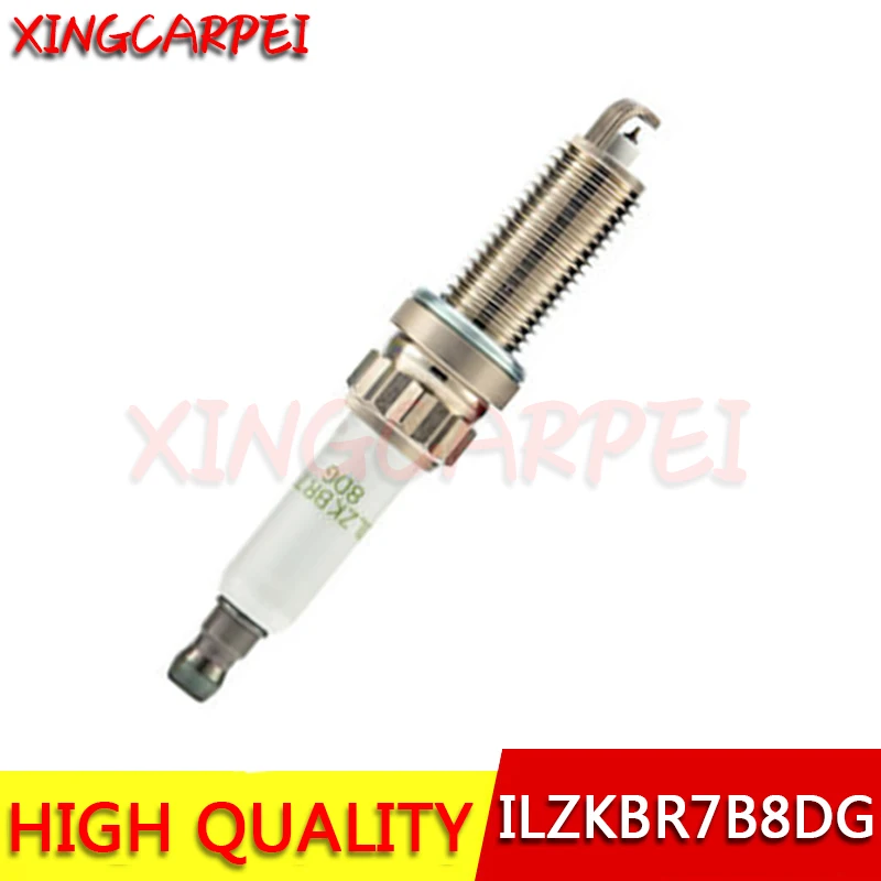 4pcs Iridium Spark Plug ILZKBR7B8DG 95770 Fit For BMW CLS63 AMG For Peugeot RCZ C3-XR C4 C5 Cooper Paceman ILZKBR7B8DG-95770