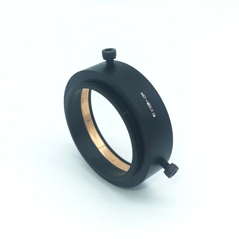 New 67mm to M65x1 Thread Adapter With Projection Circle for Camera Lens