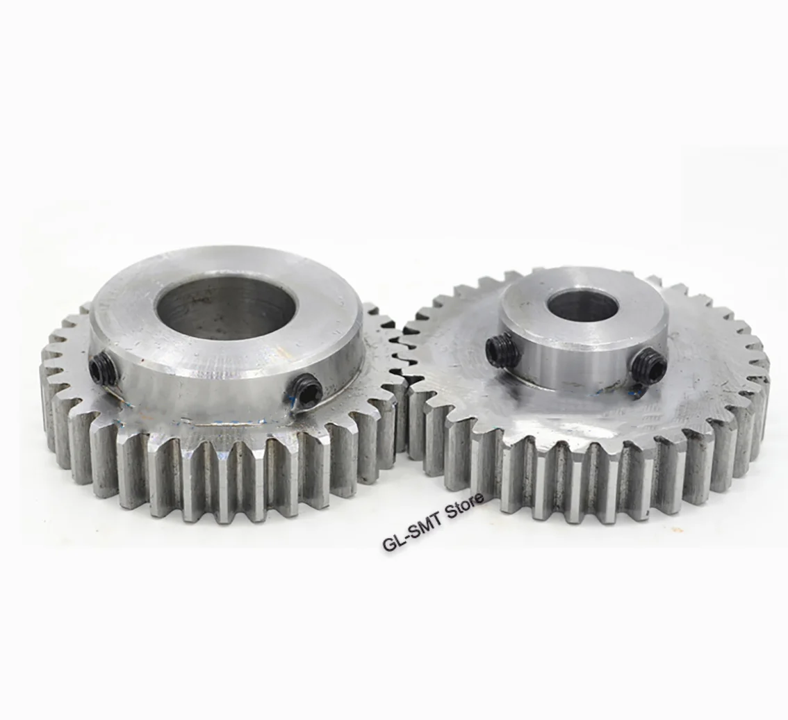 1 Stuks 1.5 Module Tandwieloverbrenging 1.5 M 12T/15T/20T/25T 45 # Staal Geen Afschrikkende Mechanische Transmissie Boring 5/6/6.35-15Mm