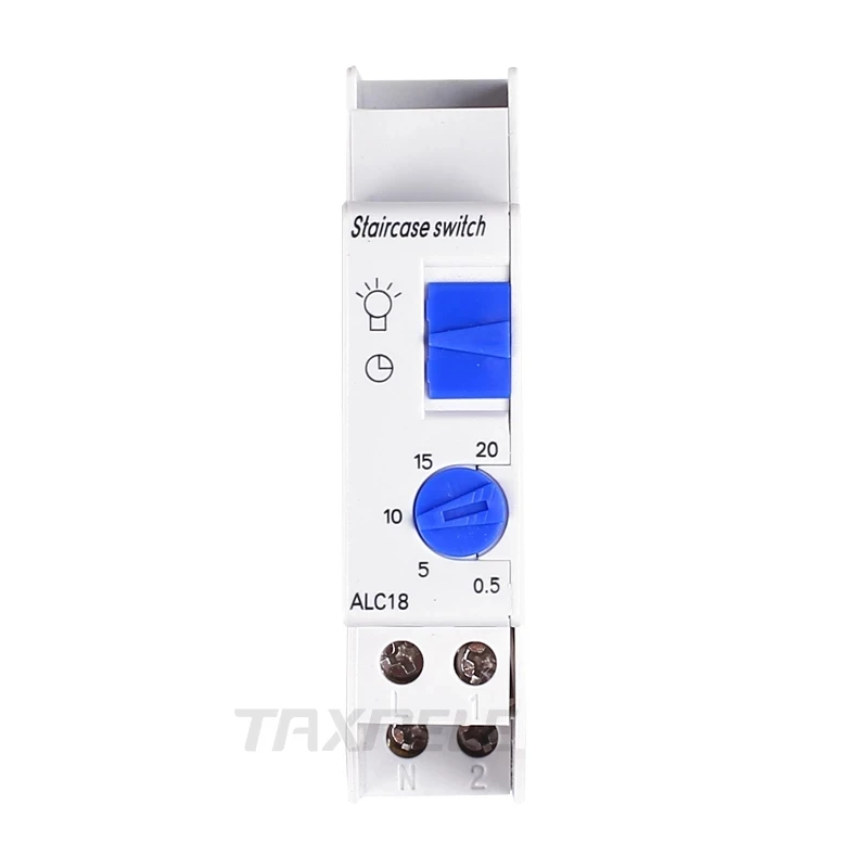 ALC18 Din rail Staircase Lighting Timer Switch timer relay 220VAC 16A used for corridor lighting Mechanical Din Rail timer