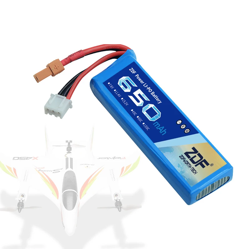 

ZDF 5PCS Lipo Battery HV 650mAh 45C 2s 3s 4s HV With XT30 Plug For Emax Tinyhawk Kingkong LDARC TINY