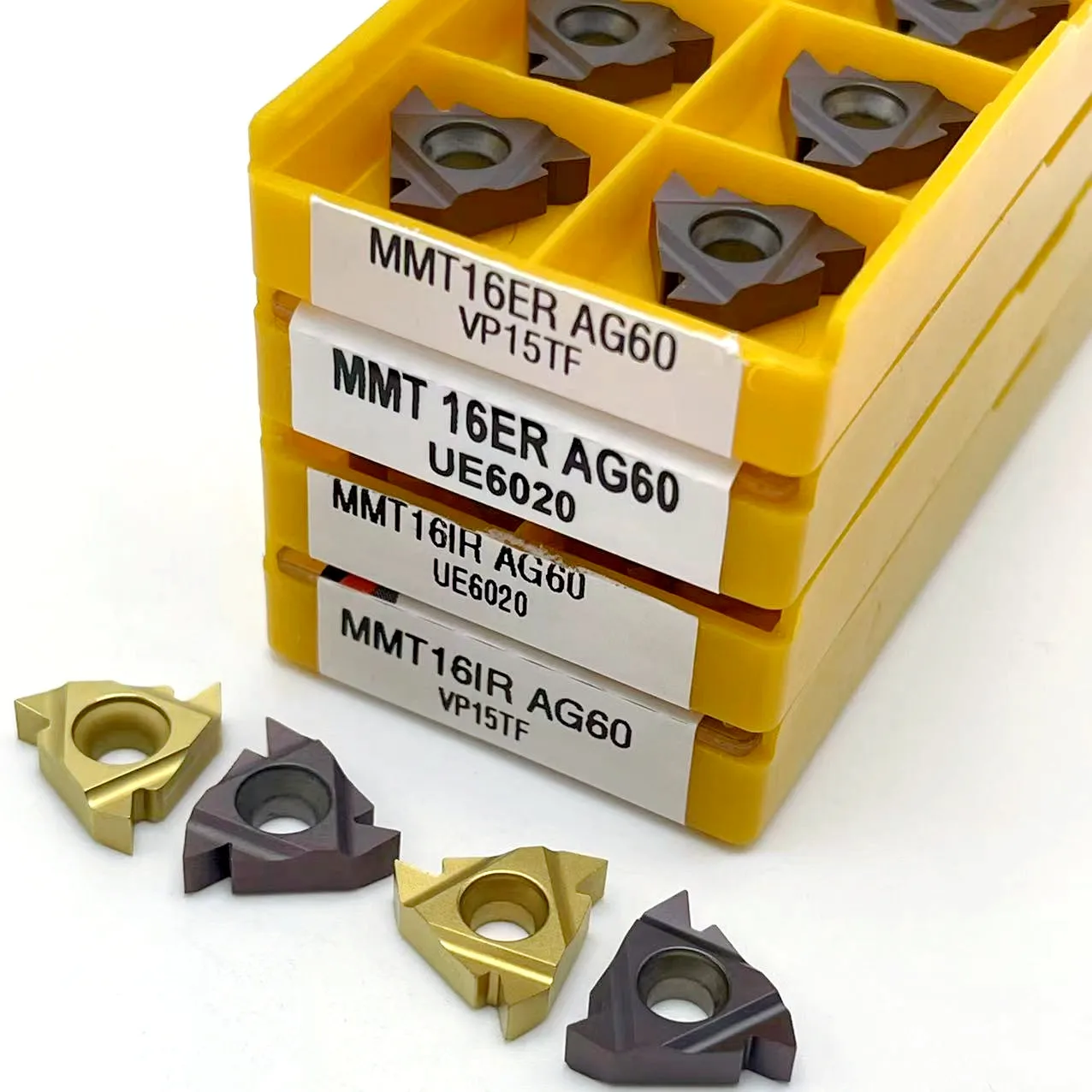 MMT16ER /16IR AG60 inserti in metallo duro utensile per tornitura filettatura utensile per tornio utensile per tornio utensile CNC 16 erag60 inserti filettati inserto per tornitura