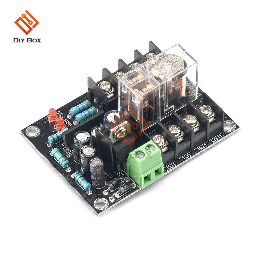 AC 12-18V Relay Protection Board Audio Portable Speakers 2.0 Speaker Protective Board