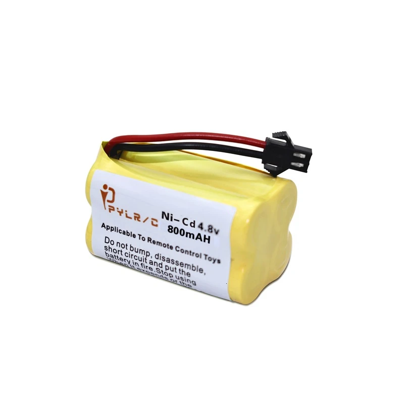 (Enchufe SM) batería y cargador NiCD de 4,8 v 800mah para juguetes Rc coches tanques robots pistolas barcos 800mah AA 4,8 v paquete de batería recargable